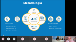 Captura de un momento de la formación del certificado de accesibilidad AIS