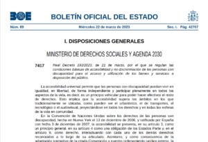 captura del Real Decreto 193/2023