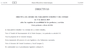 captura de la directiva europea