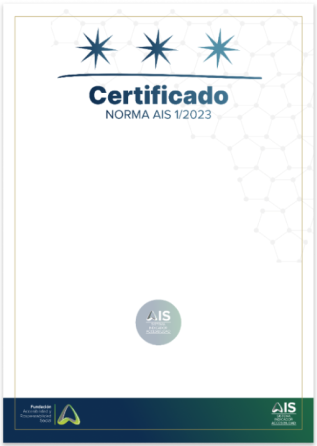 Certificado norma ais 3 estrellas