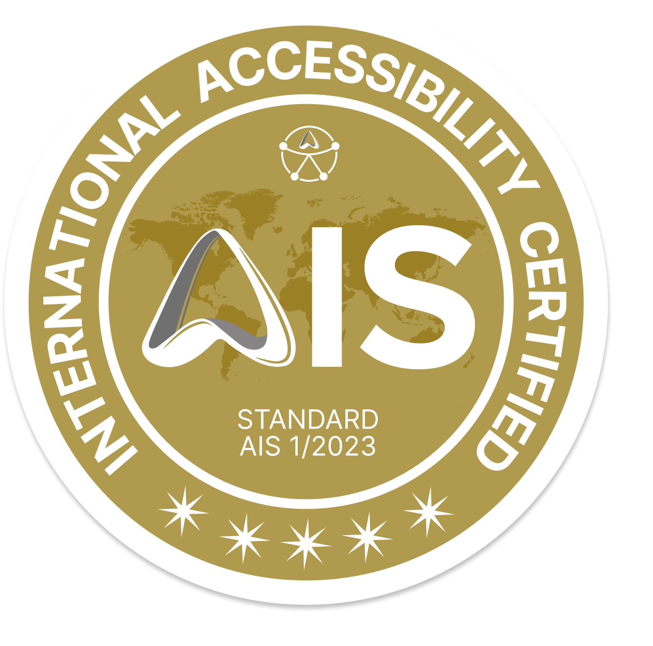 Certified AIS standard 1, 5 stars GOLD