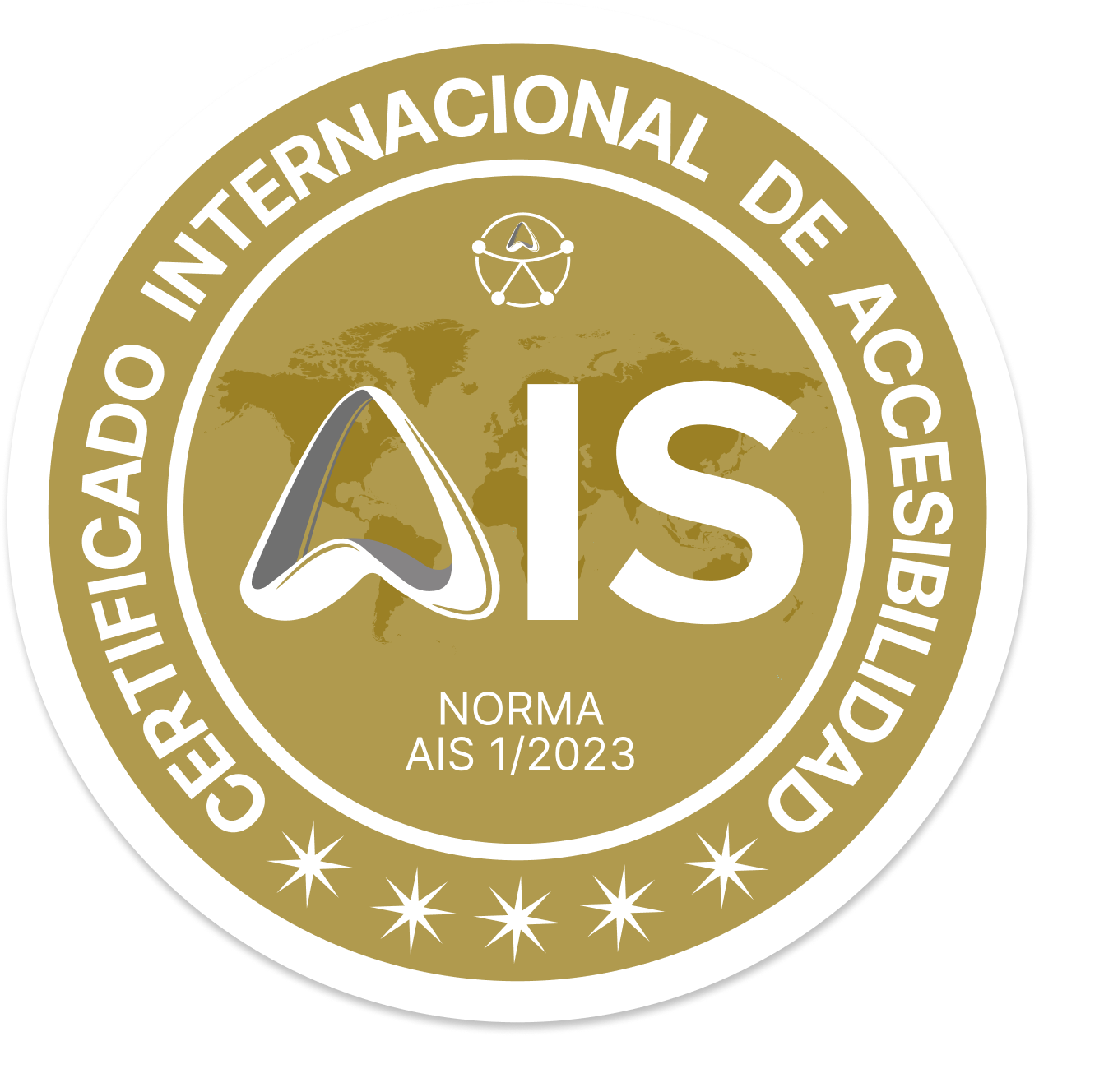 Certificado AIS norma 1, 5 estrellas oro